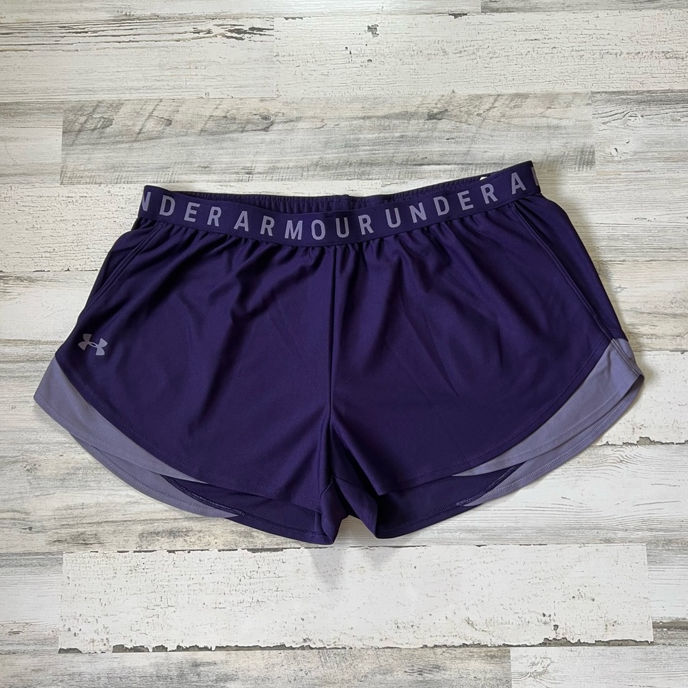 Women’s Under Armour Purple Shorts Size XXL